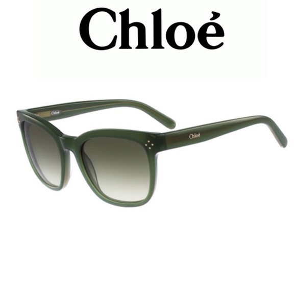 chloe sunglasses green